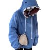 Autumn Winter New Funny Shark Patchwork Hoodies Men and Women Kawaii Sweatshirt Fashion Casual Pullover School Oversized Clothes - 图片 6