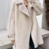 Sheep Boollili Natural Shearing Real Fur Coat Women 100% Wool Jacket Women Clothes 2023 Winter Coat Women Korean Fur Tops - 图片 3