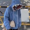 Autumn Winter New Funny Shark Patchwork Hoodies Men and Women Kawaii Sweatshirt Fashion Casual Pullover School Oversized Clothes - 图片 8